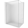 Mexen Kioto-XF Walk-in zuhanyfal kerettel 150 x 202 cm, fagyott 10 mm, króm - 800-150-104-01-30-X