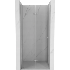 Mexen Lima csukló zuhanyajtó 85 cm, Átlátszó, Króm - 856-085-000-01-00 fürdőkellék