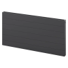 Mexen Line CL11 fűtőtest 300 x 700 mm, oldali csatlakozás, 318 W, antracit - W411L-030-070-66
