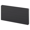 Mexen Line CL22 radiátor 400 x 900 mm, oldalsó csatlakozás, 1024 W, antracit - W422L-040-090-66