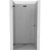 Mexen Lunar-F zuhanyajtó, balra nyíló, 70 cm, átlátszó, gun metal - 836-070-000-95-00-L