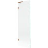 Mexen Lunar L 1-szárnyú fürdőszobai paraván 60 x 150 cm, átlátszó, kefélt réz - 897L-060-000-65-00