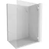 Mexen Lunar L walk-in zuhanyfal jobb 90 x 200 cm, átlátszó 8 mm, fehér - 830L-090-000-20-00-P