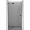 Mexen Lunar L zuhanyajtó balra nyíló 125 cm, átlátszó, gun metal - 834L-125-000-95-00-L