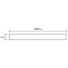 Mexen M12 lefolyófedő zuhanyfolyókához 100 cm, Króm - 1021100 fürdőkellék