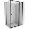 Mexen Mist T jobbra nyíló zuhanykabin 70 x 90 cm, fekete keret, fekete - 8A4T-070-090-70-70-P