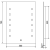 Mexen Ner megvilágított fürdőszobai tükör 50 x 70 cm, LED 6000K, anti-pára - 9808-050-070-611-00
