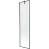 Mexen Next 1-részes kádparaván 50 x 150 cm, fekete minta, gun metal - 895-050-000-00-70-95