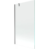 Mexen Next egyedi 1-szárnyú fürdőszobai paraván 100 x 150 cm, átlátszó, gunmetal - 895-100-000-00-00-95