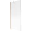 Mexen Next egykaros zuhanyfal 80 x 150 cm, csíkos, kefélt réz - 895-080-000-00-09-65