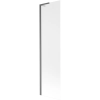 Mexen Next L 1-szárnyú fürdőkádparaván 50 x 150 cm, zúzmarás, kefe-fegyverszürke - 895-050-000-03-30-66
