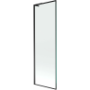 Mexen Next L 1-szárnyú kádparaván, 60 x 150 cm, fekete keret, fekete - 895-060-000-03-70-70