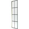 Mexen Next L fürdőkád paraván 1-szárnyú 50 x 150 cm, fekete minta, arany - 895-050-000-03-77-50