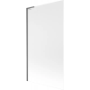 Mexen Next L kádparaván 1-szárnyú 100 x 150 cm, zúzmara, gun gray kefélt - 895-100-000-03-30-66