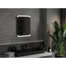 Mexen Nida LED Tükör - 50x70 cm, Páramentesítővel fürdőszoba bútor