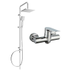 Mexen Pecos Króm Zuhanygarnitúra - Fali Szerelésű