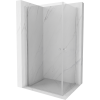 Mexen Pretoria Duo nyílóajtós zuhanykabin 90 x 70 cm, Átlátszó, Króm - 852-090-070-02-00