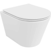 Mexen Rico Slim Perem Nélküli Fali WC - Duroplast, Fehér