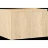 Mexen Rivel fürdőszobai mosdó alatti szekrény 70 cm, 1 fiók, bordázott, tölgy - 91A20-07047-1-BF81