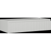 Mexen Rivel fürdőszobai mosdószekrény 100 cm, 1 fiók, bordázott, szürke matt - 91A20-10023-1-BF62