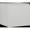 Mexen Rivel fürdőszobai mosdószekrény 50 cm, 1 fiók, bordázott, szürke matt - 91A20-05047-1-BF62