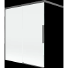 Mexen Rox 2-szárnyas toló zuhanyfal 140 x 150 cm, átlátszó, gun gray brushed - 8C9-140-003-66-00