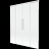 Mexen Rox 2-szárnyas zuhanyfal, 160 x 150 cm, átlátszó, fehér - 8C9-160-002-20-00