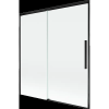 Mexen Rox 2-szárnyú tolóajtós fürdőkád paraván 150 x 150 cm, átlátszó, fekete - 8C9-150-001-70-00