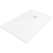 Mexen Stone+ kompozit téglakád 130 x 80 cm, fehér, fehér takaró - 44108013-W kád, zuhanykabin