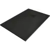 Mexen Stone+   SMC zuhanytálca 140 x 80 cm,  fekete ,  takaró fekete - 44708014-B Kompozit zuhanytálca Kompozit zuhanytálca