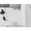 Mexen Stone+   SMC zuhanytálca 180 x 70 cm, fehér ,  takaró arany - 44107018-G Kompozit zuhanytálca Kompozit zuhanytálca