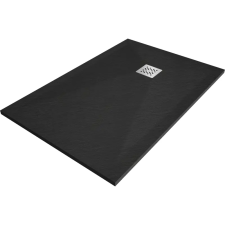 Mexen Stone+ szögletes kompozit zuhanytálca 140 x 100 cm, Fekete - 44701014 fürdőkellék