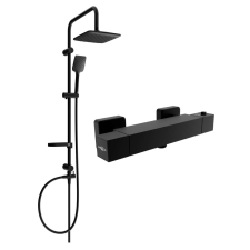 Mexen Sven Cube Zuhanygarnitúra - Fekete - Termosztátos csaptelep