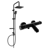 Mexen Sven Kád-Zuhany Szett - Fekete - Termosztátos