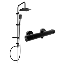 Mexen Sven Zuhanygarnitúra - Fekete - Termosztátos fürdőkellék