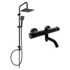 Mexen Tord Kád-Zuhany Szett - Fekete - Termosztátos