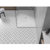 Mexen Toro   SMC zuhanytálca  100 x 80 cm, fehér ,  takaró fehér - 43108010-W Kompozit zuhanytálca Kompozit zuhanytálca