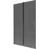 Mexen Velar 2-szárnyú toló kádparaván 110 x 150 cm, grafit, gun metal - 896-110-000-41-95