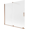 Mexen Velar 2-szárnyú toló zuhanyfal 170 x 150 cm, matt, rózsaarany - 896-170-000-31-60