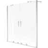Mexen Velar Duo 2-szárnyú tolható kádparaván 140 x 150 cm, zúzmara, króm - 896-140-000-32-01