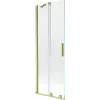 Mexen Velar Kádparaván 2 részes  csúszó 70 x 150 cm,  átlátszó nano, arany s csiszolt- 896-070-000-01-55 Kádparaván