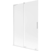 Mexen Velar L kádparaván 2-szárnyú toló 120 x 150 cm, matt, fehér - 896-120-003-31-20