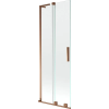 Mexen Velar L kádparaván 2-szárnyú toló 70 x 150 cm, átlátszó, rózsaarany - 896-070-003-01-60