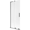 Mexen Velar L kétszárnyú tolórendszerű zuhanyfal, 85 x 150 cm, fagyos, szálcsiszolt pisztolyszürke - 896-085-003-31-66
