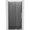 Mexen Velar L tolóajtós zuhanyajtó 110 cm, grafit, fehér - 871-110-003-41-20
