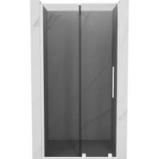 Mexen Velar toló zuhanyajtó 110 cm, grafit, fehér - 871-110-000-41-20 fürdőkellék