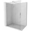 Mexen Velar toló zuhanyfal Walk-in 160 x 200 cm, átlátszó 8 mm, króm - 871-160-000-03-01