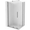 Mexen Velar toló zuhanykabin 120 x 110 cm, fagyott, gun metal - 871-120-110-31-95