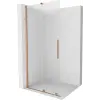 Mexen Velar Walk-in toló zuhanyfal 110 x 200 cm, matt üveg 8 mm, csiszolt réz - 871-110-000-33-65