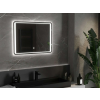Mexen Zusa LED Tükör - 80x60 cm, Páramentesítővel